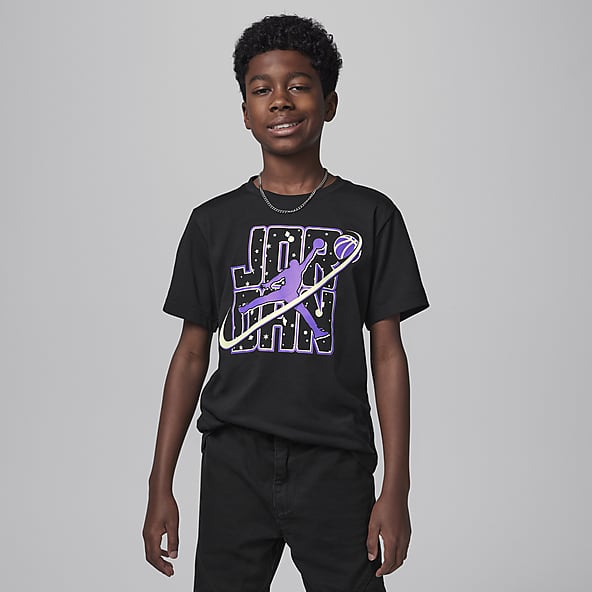 Boys purple jordan shirt clearance
